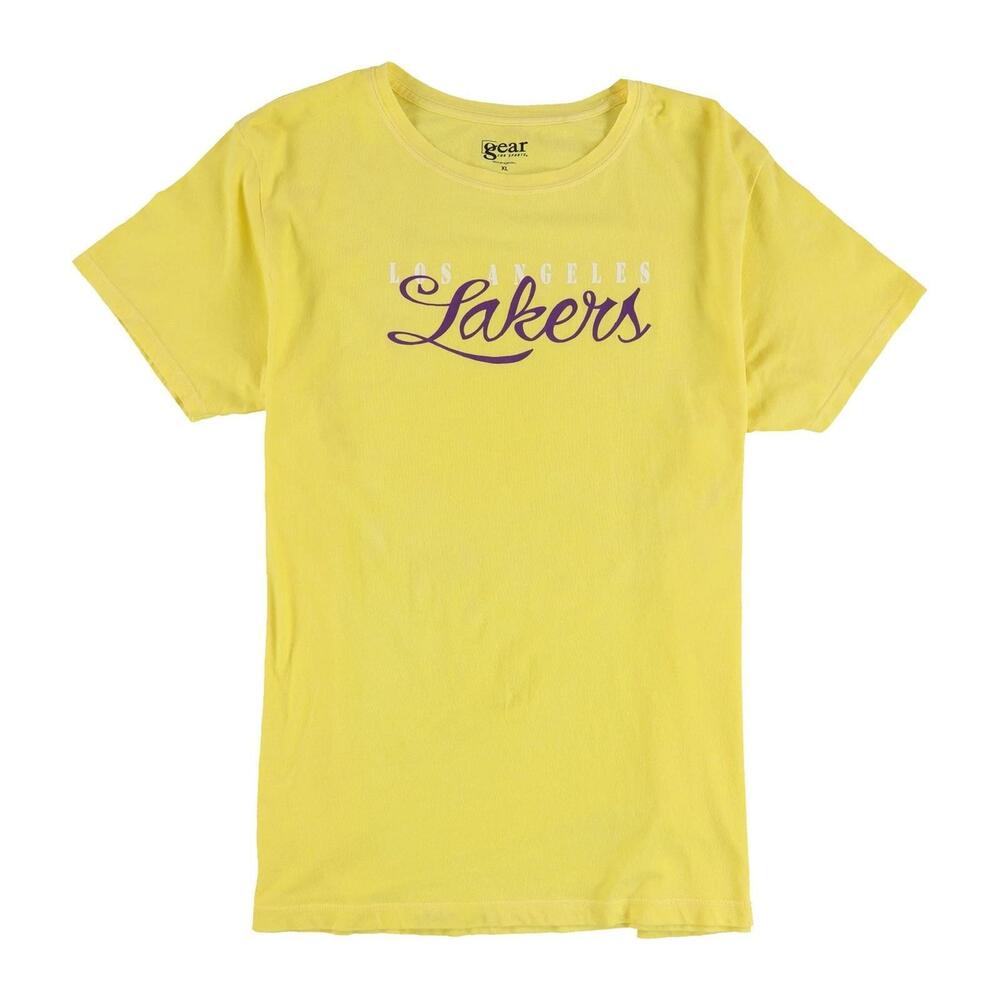 Gear For Sports Mens Los Angeles Lakers Graphic T-Shirt Yellow Xl